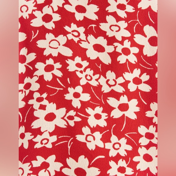 MADEWELL Red White Floral Tank Top - Picture 5 of 5